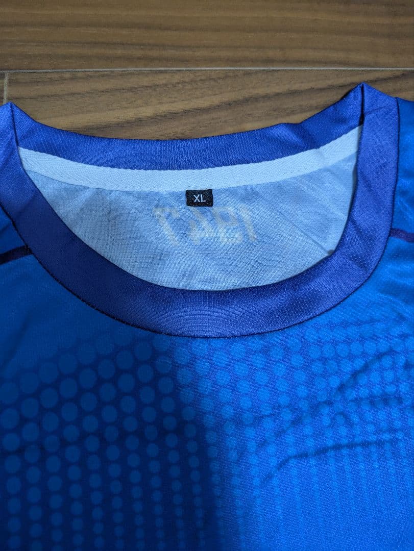 ★スポンサー　Tシャツ　ジャージ　ゲームシャツ　ユニフォーム　スポーツウェア　青