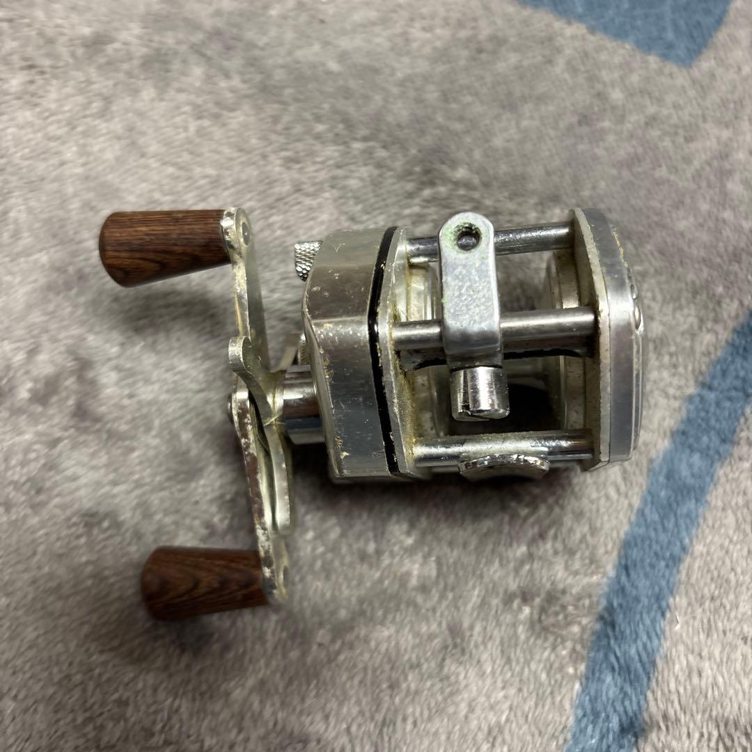 シマノ★バンタム100★国産オールドベイトリール★ウッドノブ★