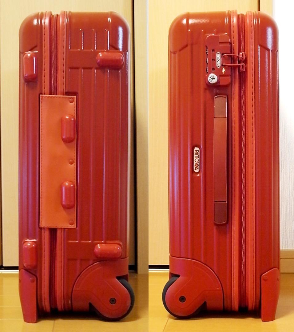 ◇美品 リモワ サルサ33L【機内持込可】人気色レッド◇メンテ・クリーニング済