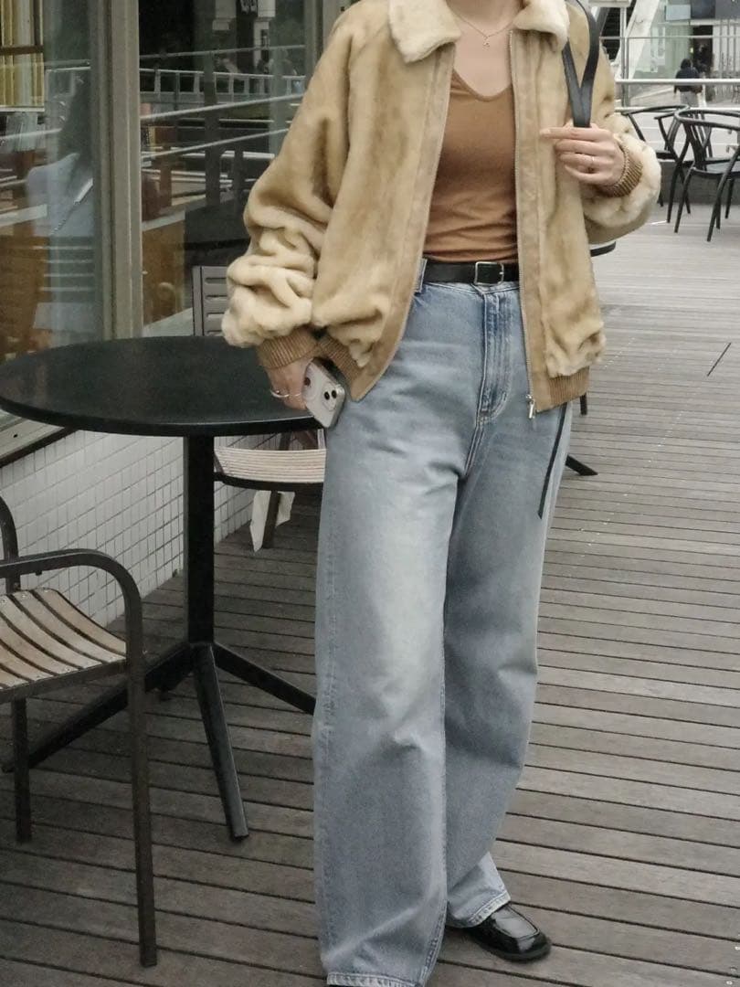 ジャケット・アウター AMERI vintage DESSERT CUP FUR BLOUSON