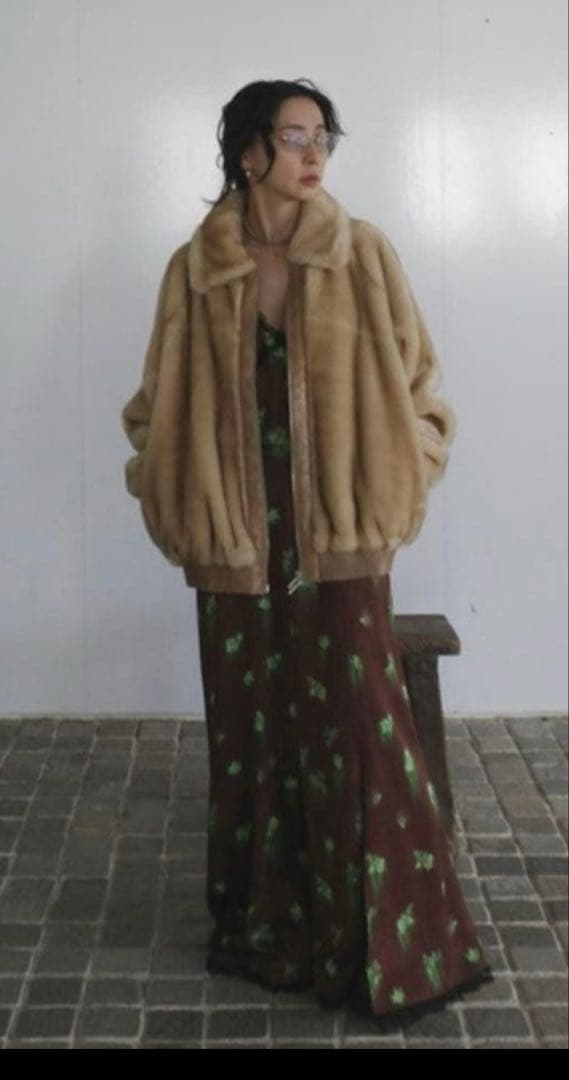 ジャケット・アウター AMERI vintage DESSERT CUP FUR BLOUSON