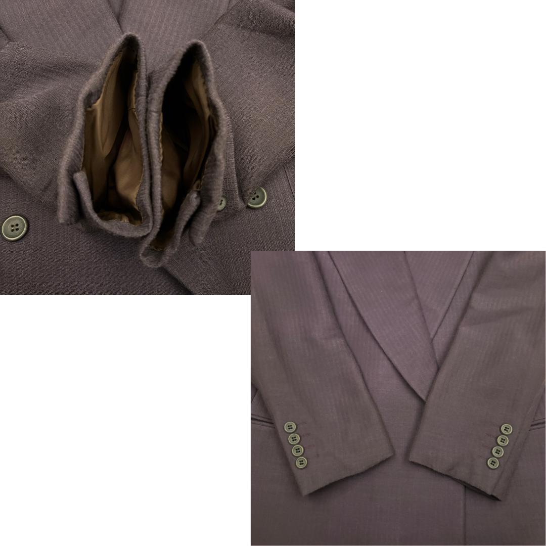 美品 BIGLIDUE ビリドゥーエ パープル セットアップ スーツ 44メンズ