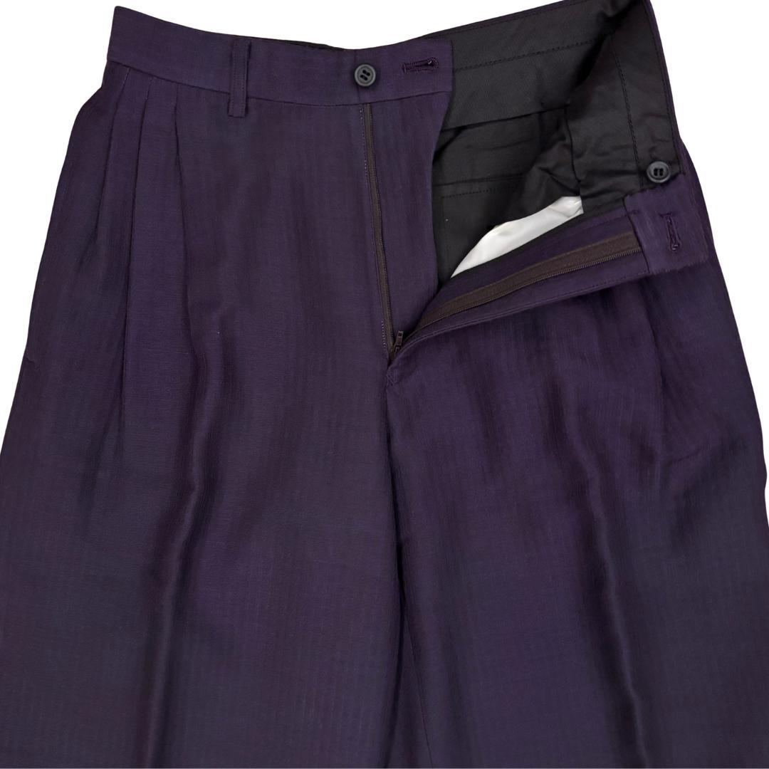 美品 BIGLIDUE ビリドゥーエ パープル セットアップ スーツ 44メンズ