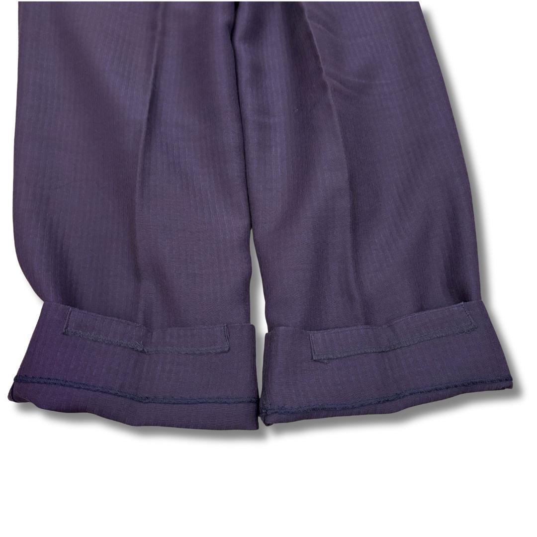 美品 BIGLIDUE ビリドゥーエ パープル セットアップ スーツ 44メンズ