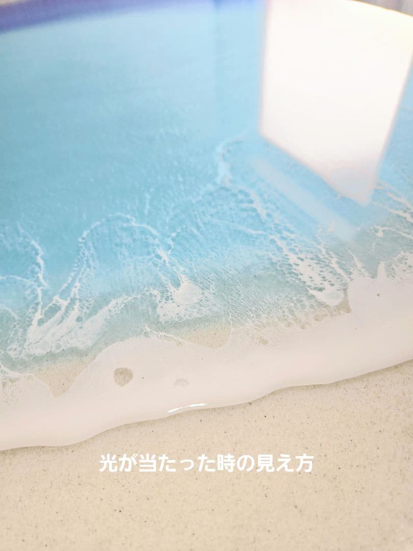 【さち(オーダー品)】海の丸テーブル