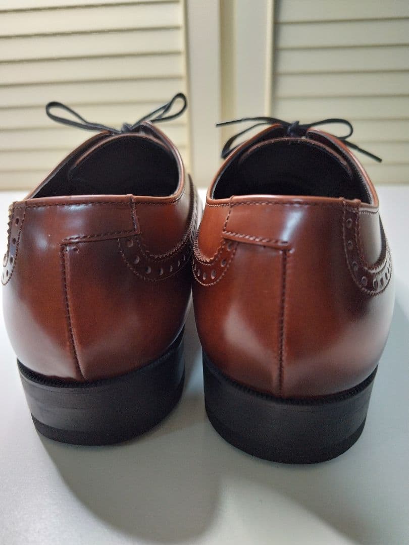 【超美品】 REGAL ウイングチップ（フルブローグ）内羽根　ブラウン　25㎝