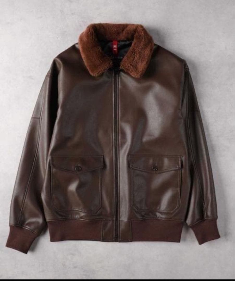 アルファ インダストリーズ　G1　レザージャケット　Ｌ【新品】ミリタリー