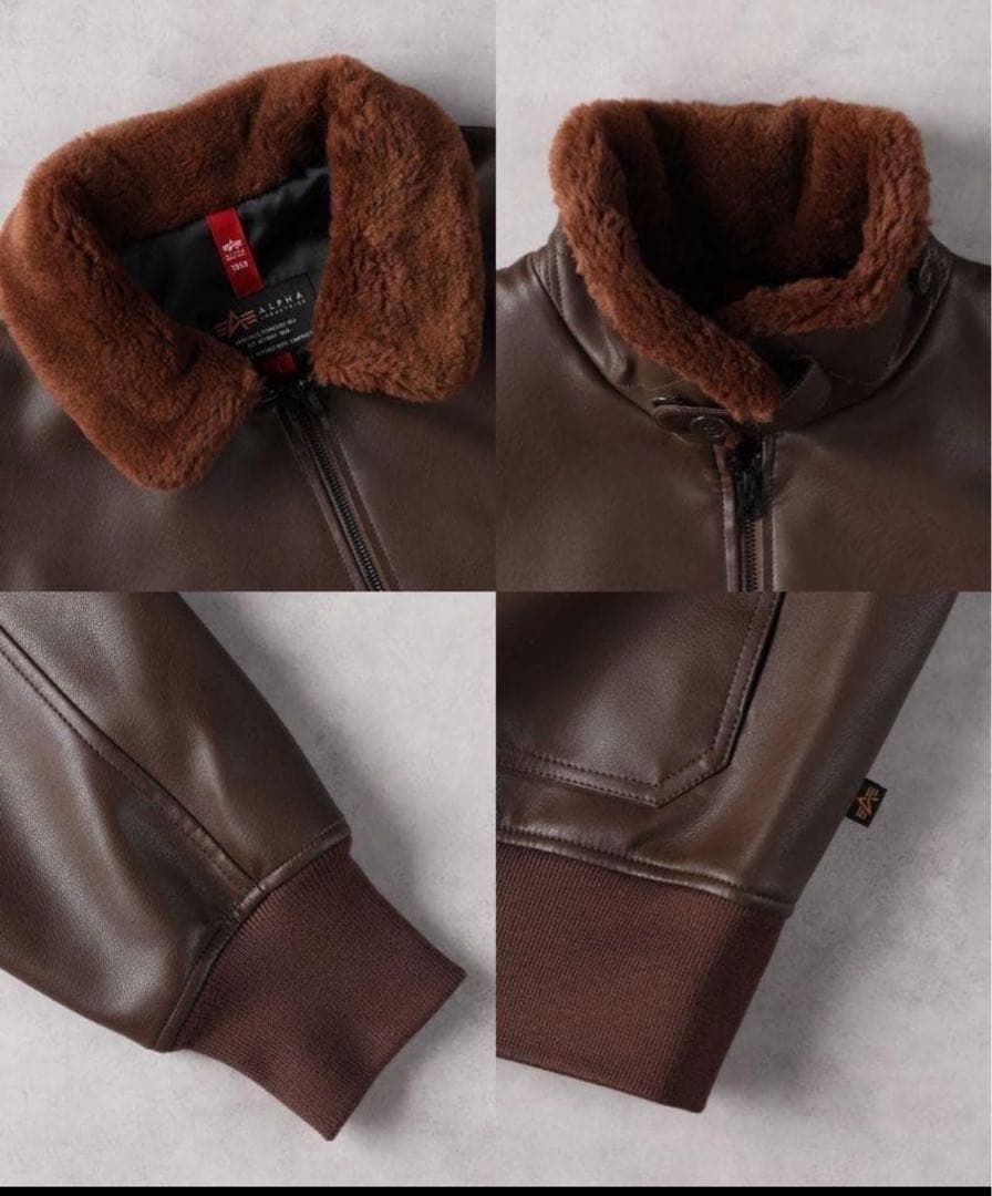 アルファ インダストリーズ　G1　レザージャケット　Ｌ【新品】ミリタリー