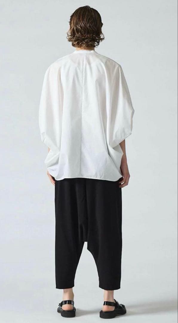 【美品】mizuiro ind ポリレーヨンイージーサルエルパンツ 2/ブラック