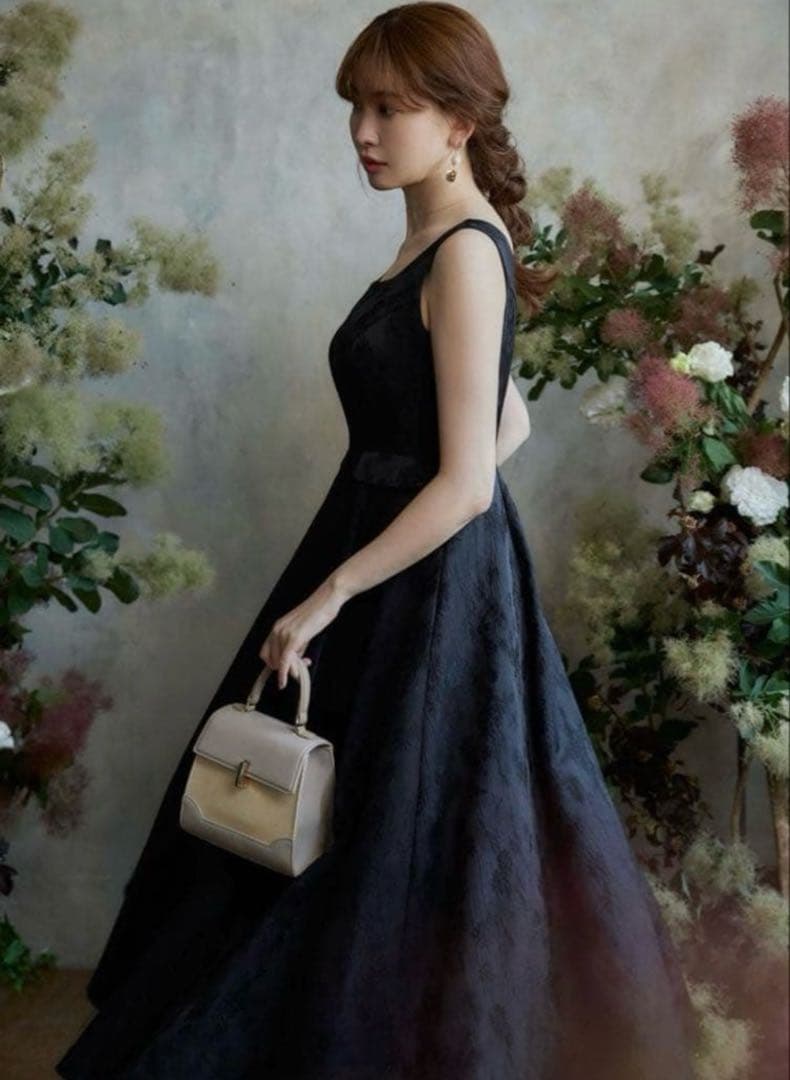 ワンピース Herlipto Classic Floral Jacquard Dress