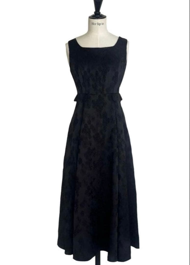 ワンピース Herlipto Classic Floral Jacquard Dress