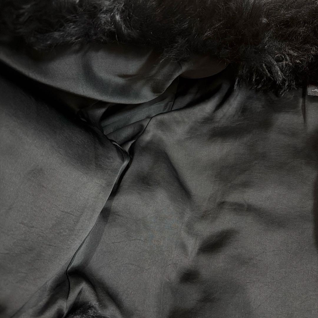 BEAMS セレクト　黒 ファーコート