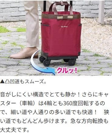 せつ　SWANY スワニー ウォーキングカート　4輪　ショッピングカート