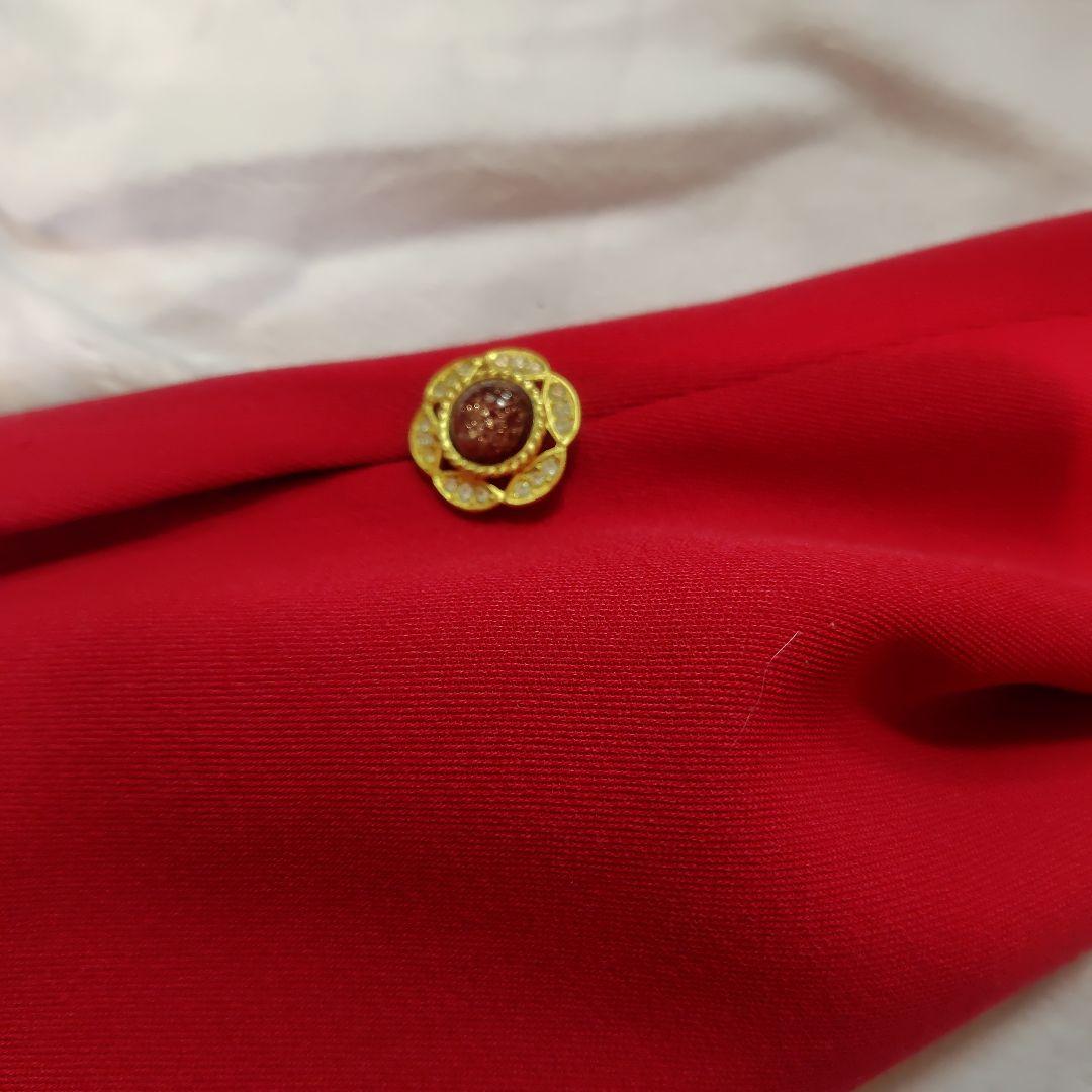 Dior テーラードジャケット M 赤