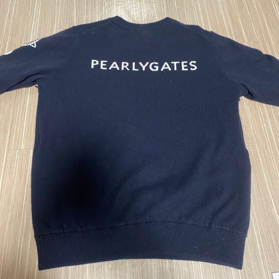 新品タグ付き　パーリーゲイツ　防風カシミヤクールネックプルオーバー　サイズM