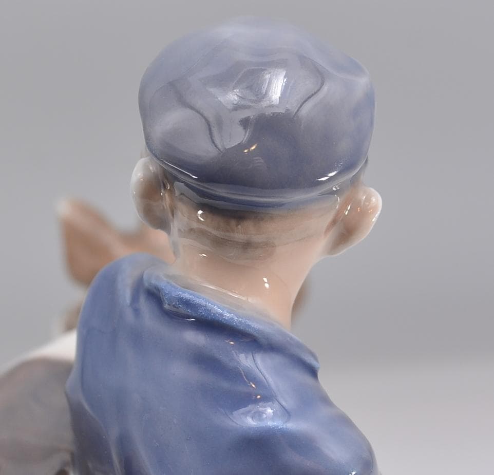 子牛を連れた少年　＃772　★ロイヤルコペンハーゲン　デンマーク　ヴィンテージ