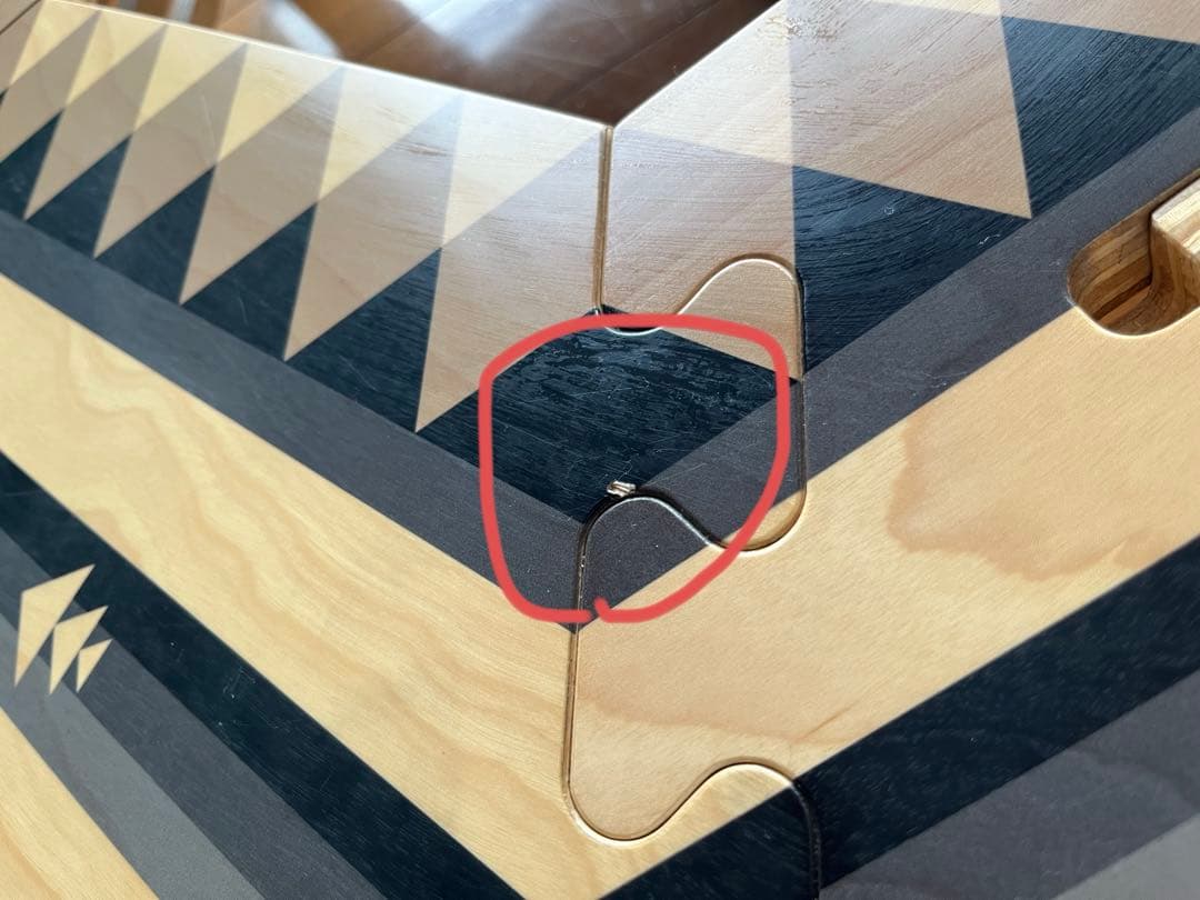 ヘキ次郎ンドル黒　TheArth ヘキサテーブル