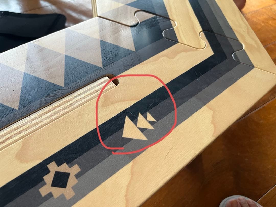 ヘキ次郎ンドル黒　TheArth ヘキサテーブル