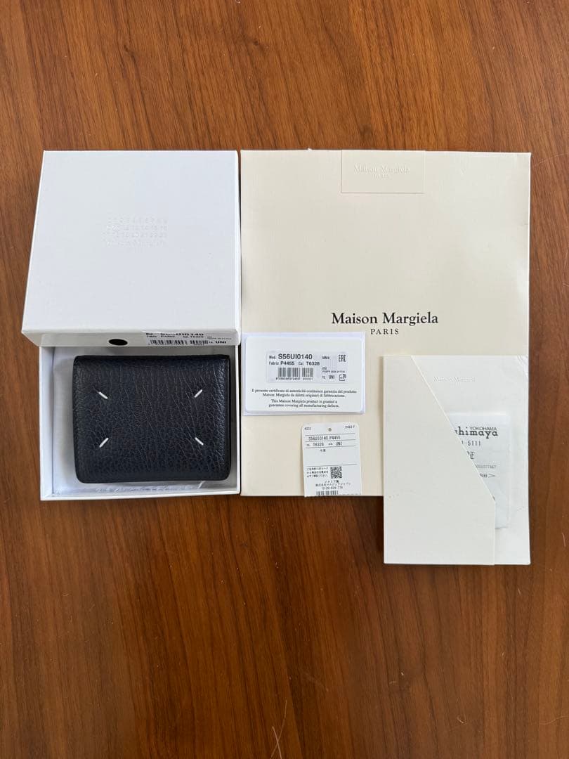 Maison Margiela マルジェラ　二つ折り　財布　ネイビー