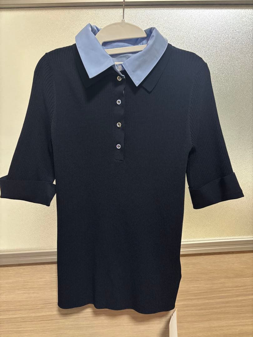 Aquweiser-riche ポロニットソー　ネイビー