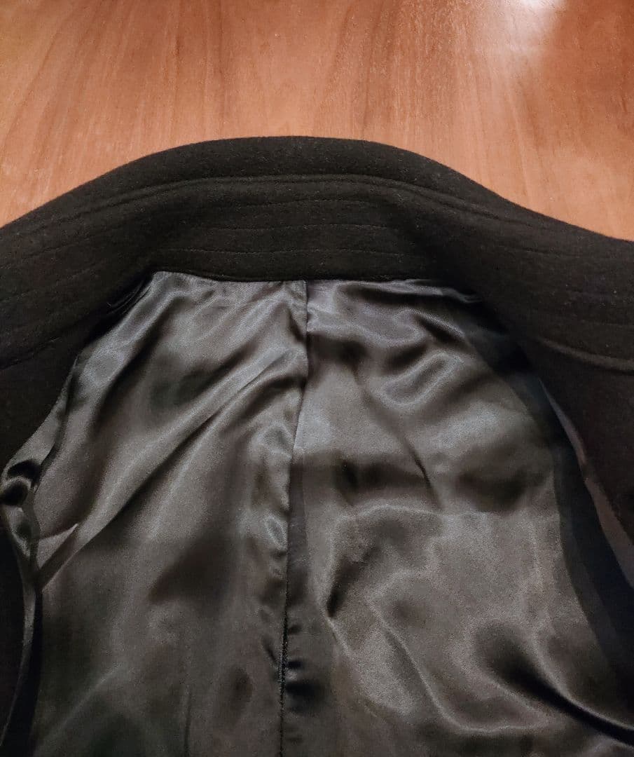 PEARLYGATES パーリーゲイツ ダブルブレストピーコート 89 ブラック