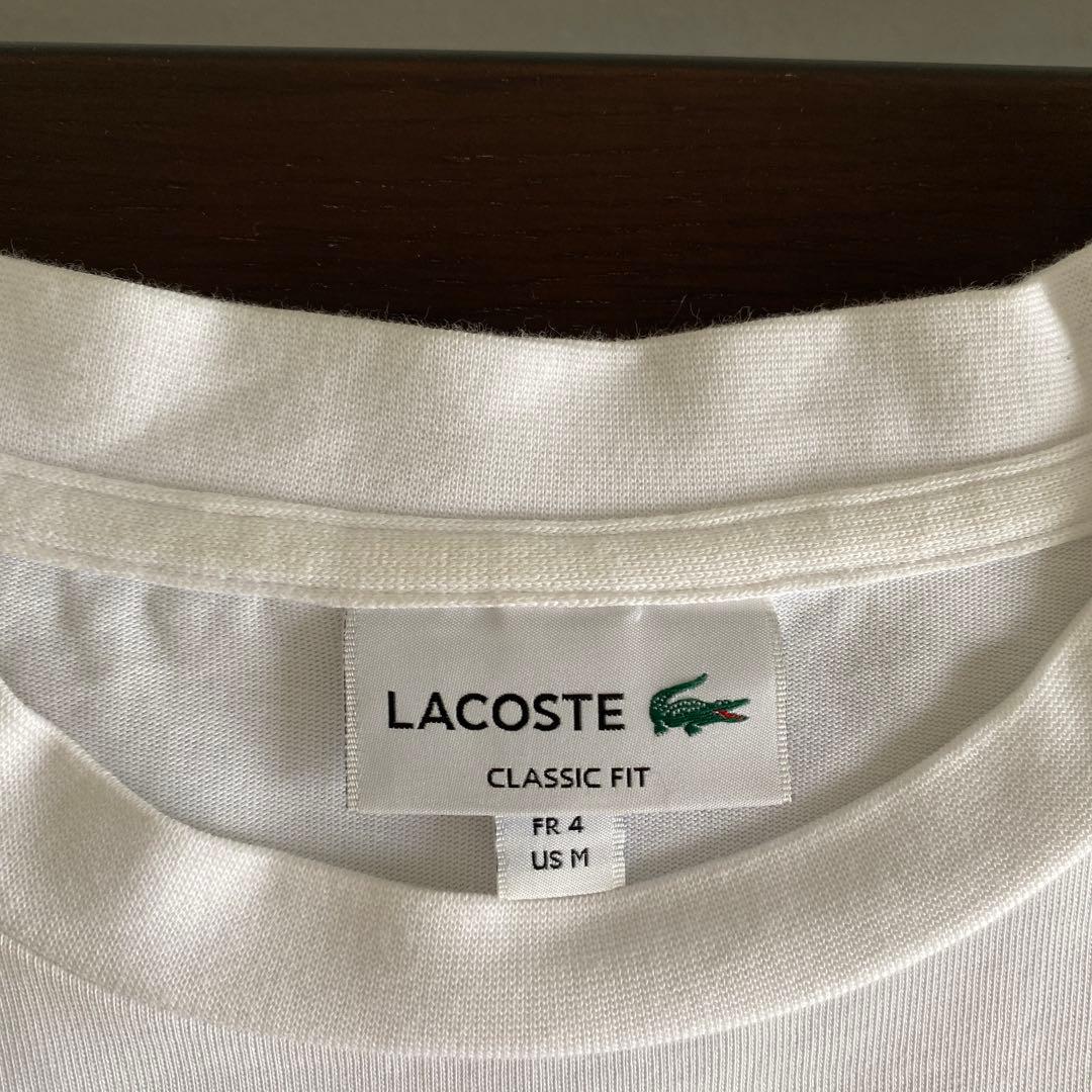 LACOSTE グリーン ジャージ上下 ホワイトロングTシャツ セット