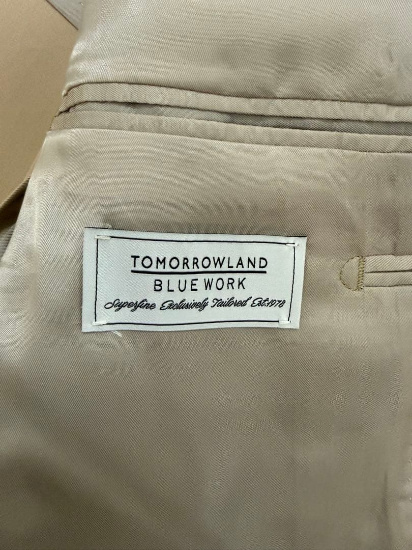 TOMORROWLAND トゥモローランド ベージュ スーツ セットアップ