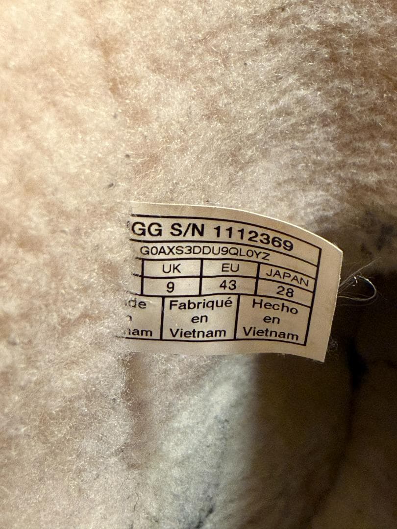 値引！/ UGG 厚底スエードムートンブーツ