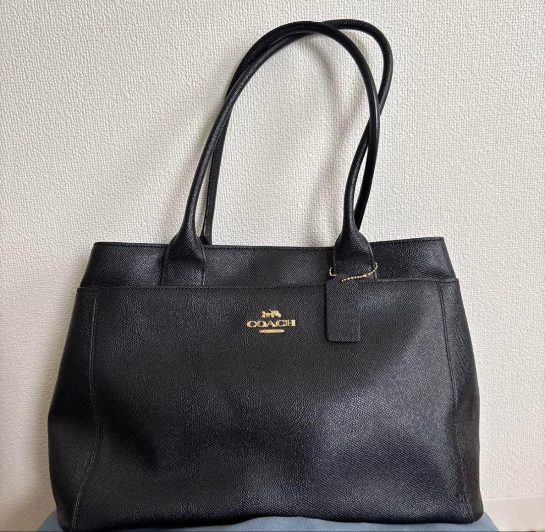 COACH ビジネスバッグ　ブラック