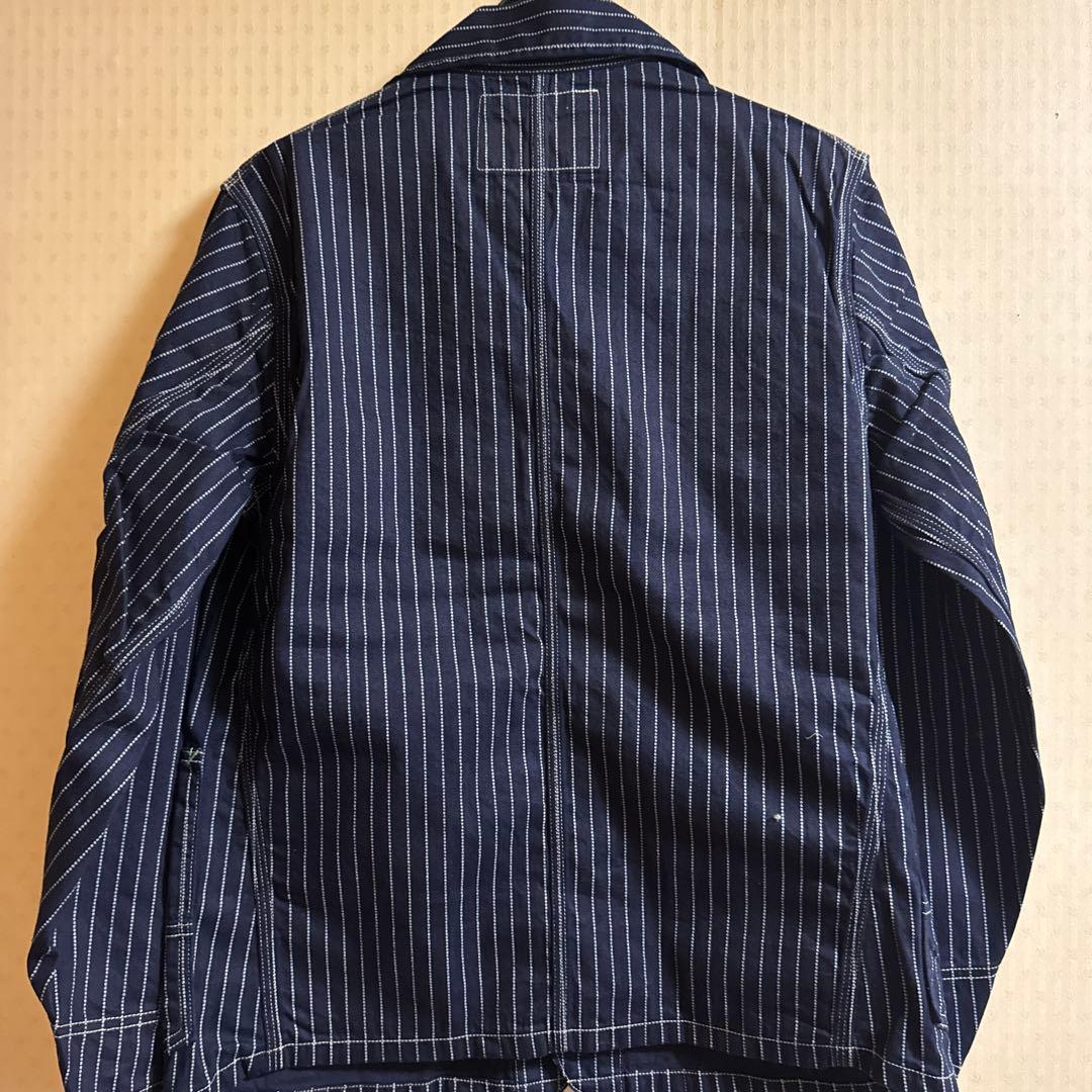 ジャケット・アウター SUGARCANE 9oz. WABASH STRIPE WORK COAT