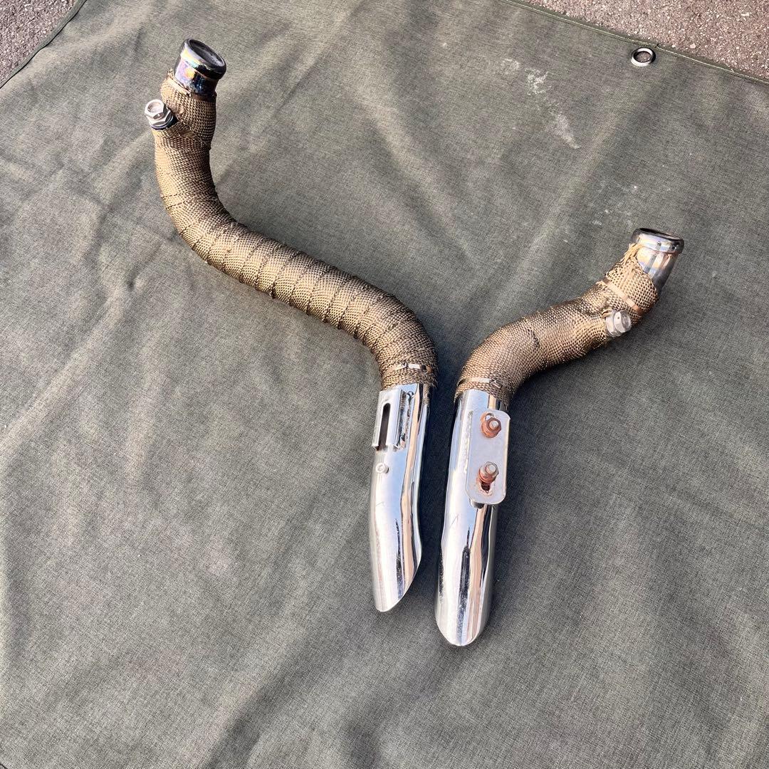 Harley Davidson Yパイプマフラー