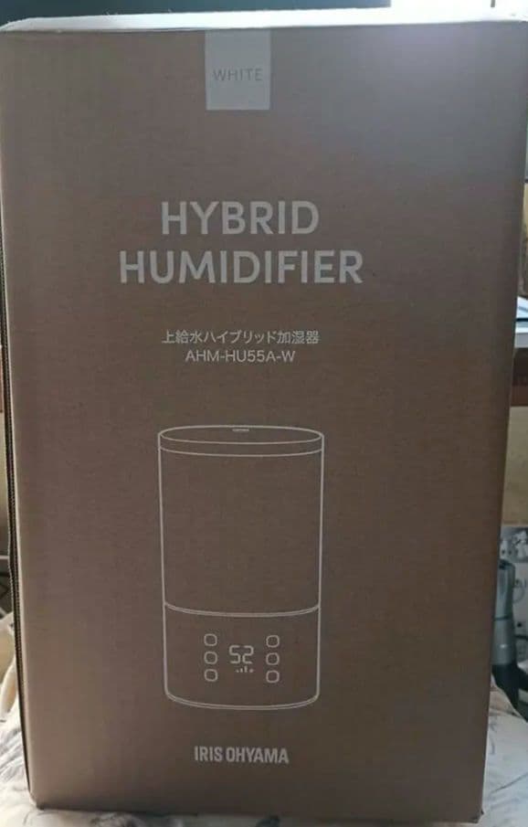 アイリスオーヤマ　ハイブリッド超音波式加湿器　ホワイト　新品未開封