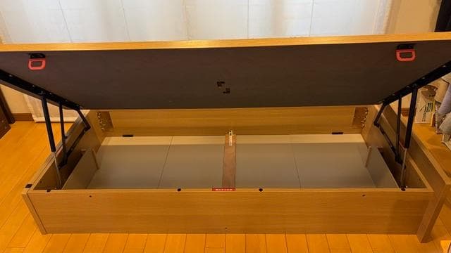 目黒区自宅付近引取 ニトリ 跳ね上げ式 収納付ベッド シングル
