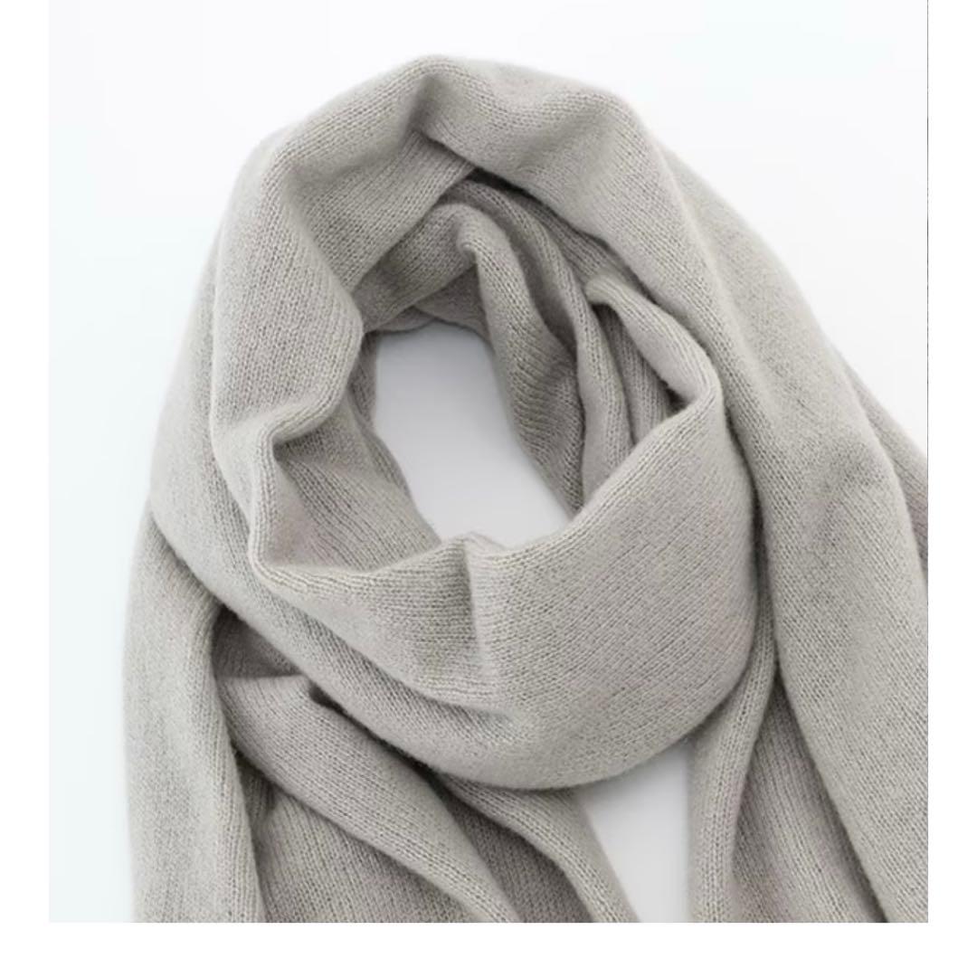 evam eva カシミヤストール（クリーニング済み）