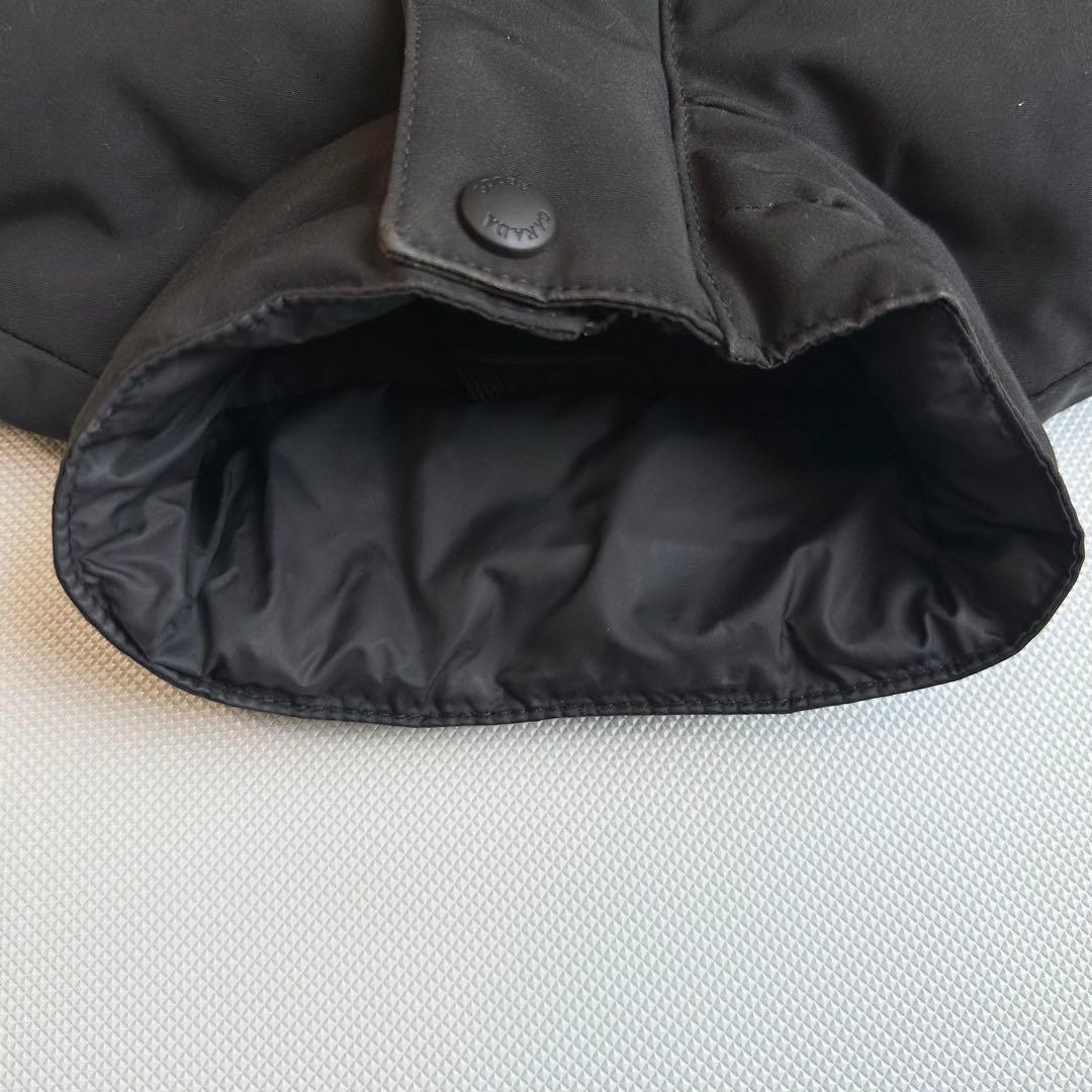 極美品 カナダグース フリースタイル ダウンベスト レディース XS ブラック