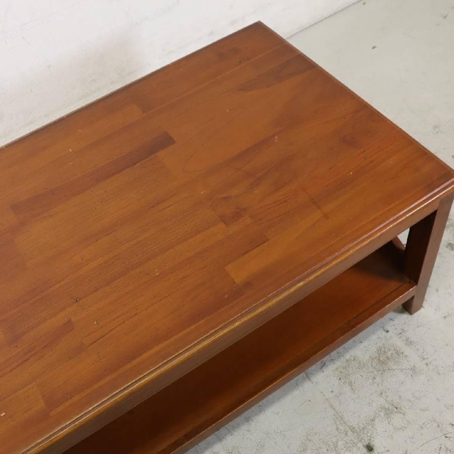 スキャンティーク KORS コース チーク無垢 センターテーブル クロス装飾