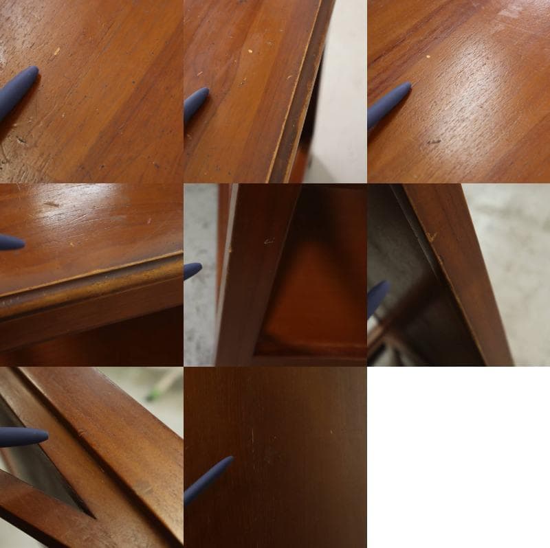 スキャンティーク KORS コース チーク無垢 センターテーブル クロス装飾