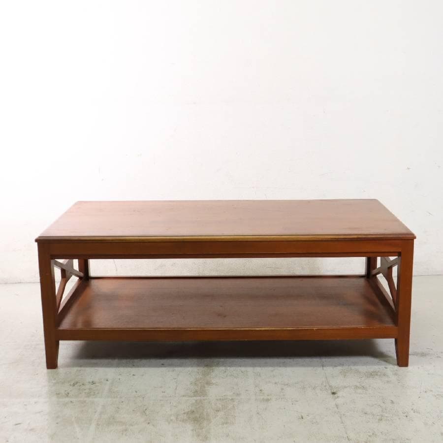 スキャンティーク KORS コース チーク無垢 センターテーブル クロス装飾