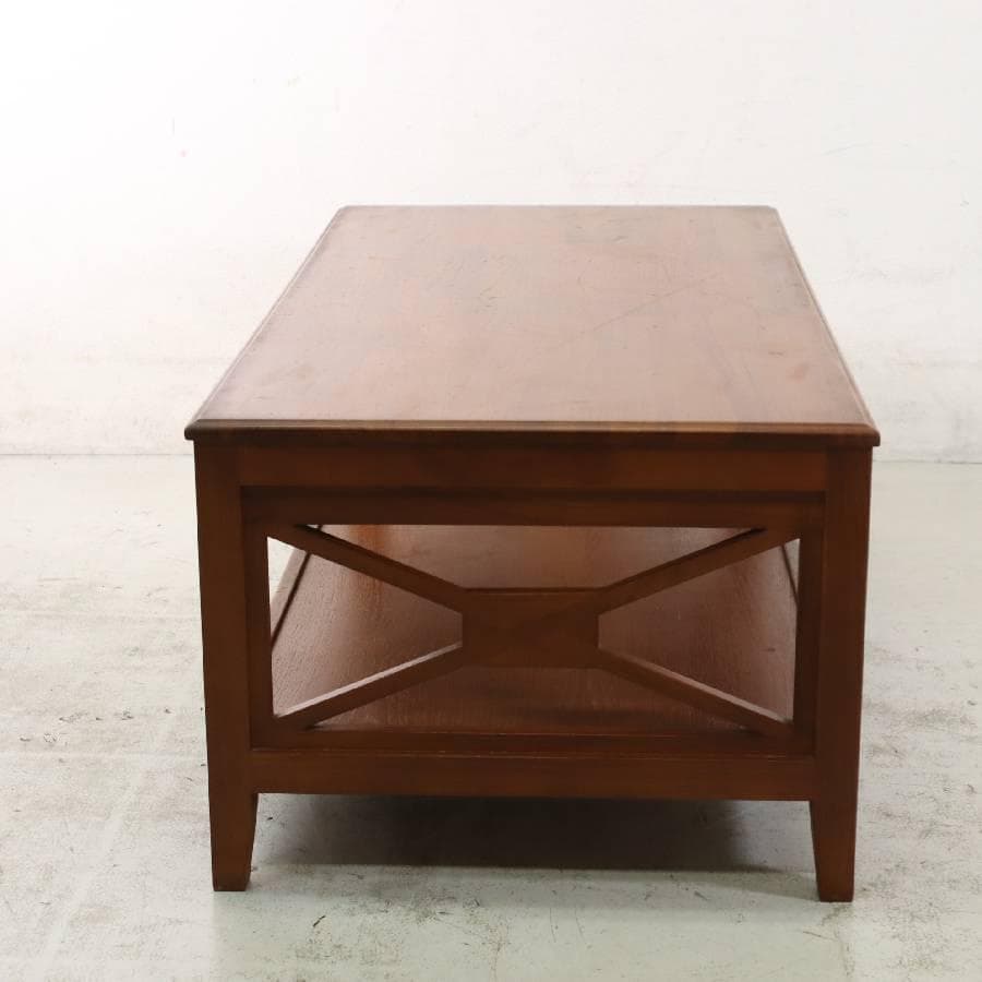 スキャンティーク KORS コース チーク無垢 センターテーブル クロス装飾