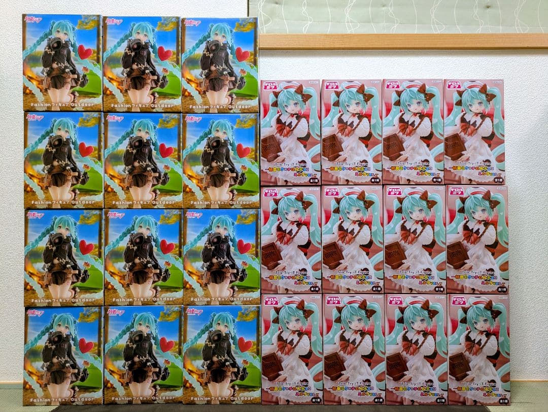 初音ミク チロルチョコ Fashion Outdoor フィギュア24体セット
