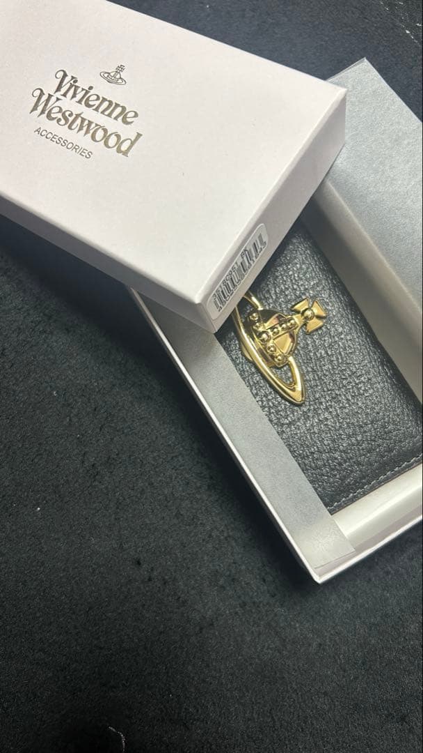 Vivienne Westwood ブラックレザーキーケース