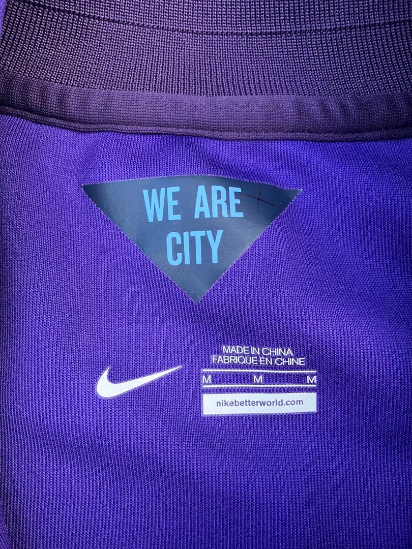 【美品】Nike×マンチェスターシティ　トラックジャケット/ジャージ/ナイキ M