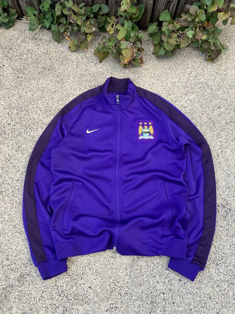 【美品】Nike×マンチェスターシティ　トラックジャケット/ジャージ/ナイキ M