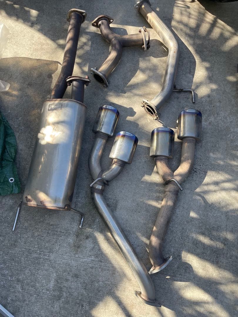 ROJAM DTM サイド出し チタンブルー プラド150