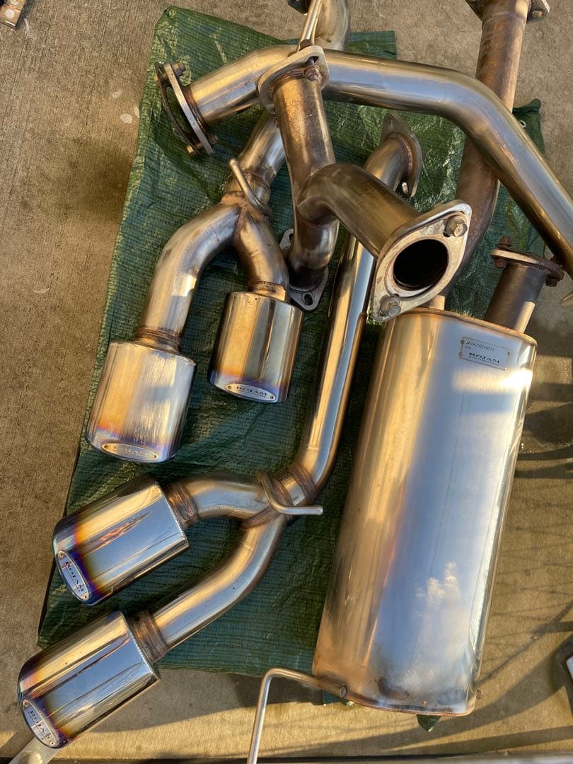 ROJAM DTM サイド出し チタンブルー プラド150