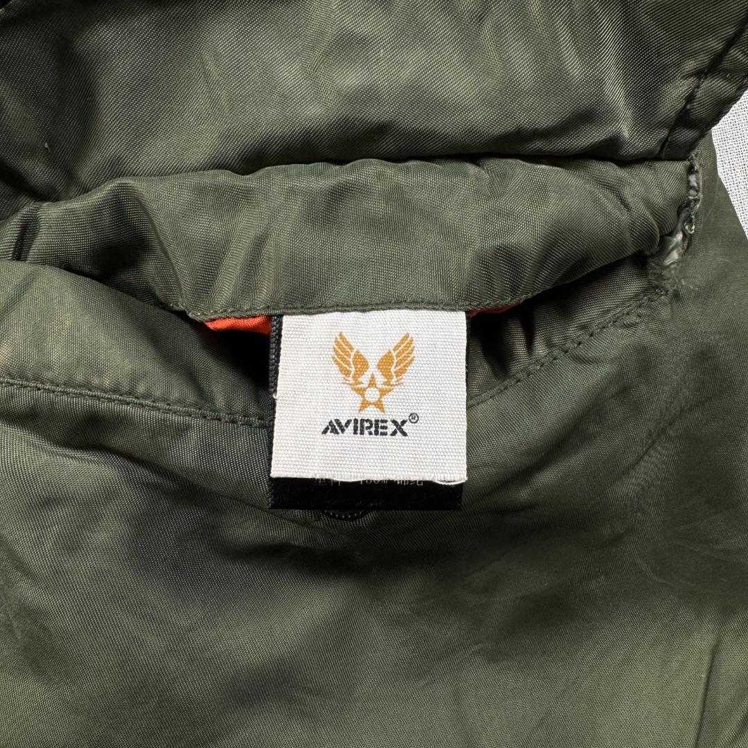 AVIREX MA-1 flight jacket 虎 ワッペン 刺繍 M