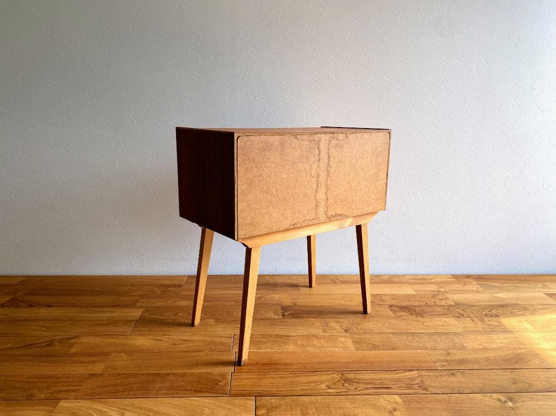 ヴィンテージ スウェーデン製 チーク×オーク 2段チェスト 仕上済