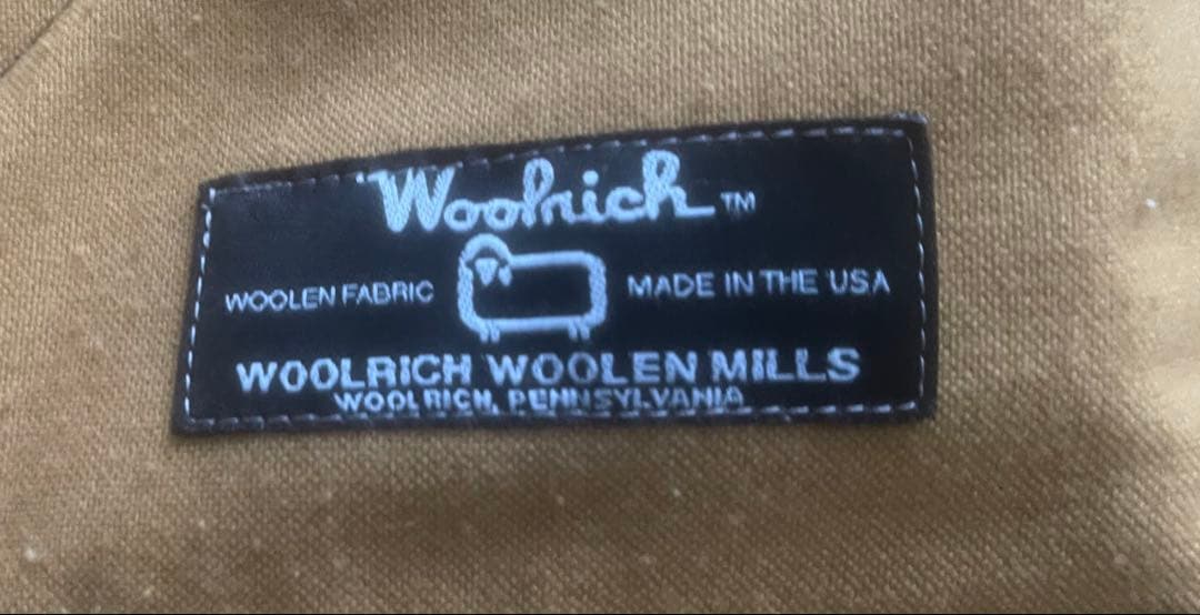 WOOLRICH ウールコート ネイビー チェック柄