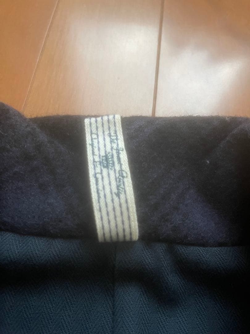 WOOLRICH ウールコート ネイビー チェック柄