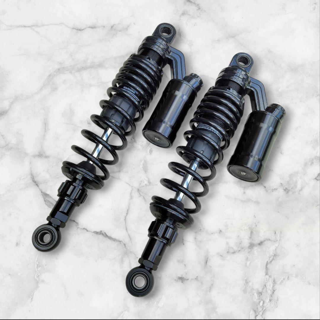 オーリンズタイプ汎用リアサスペンション黒340mmゼファー、CB、インパルス等に